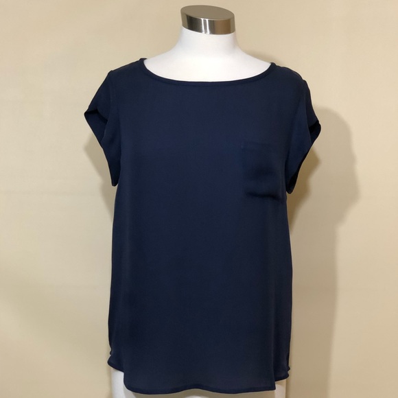 Joie Tops - Joie Silk Short Sleeve Blouse Sz S